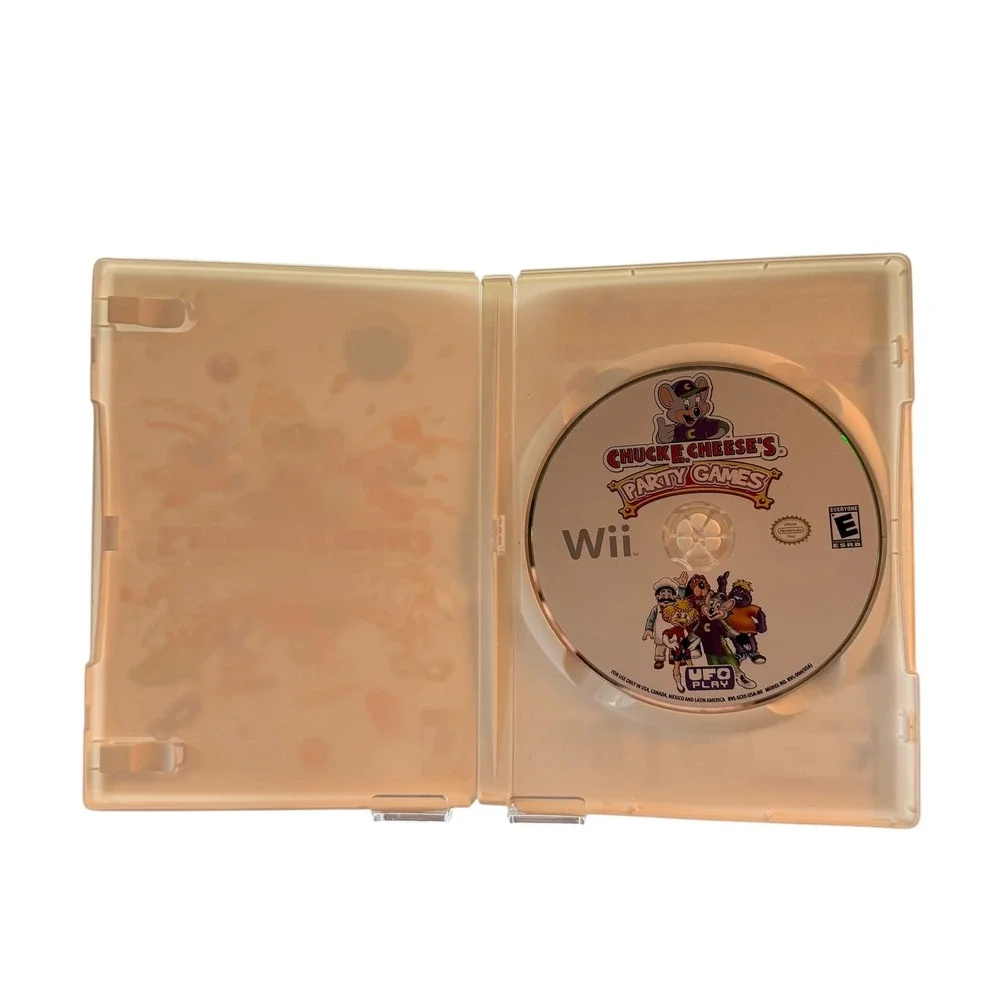 Chuck E. Cheese's Party Games Nintendo Wii UFO Interactive 18 Games in 1